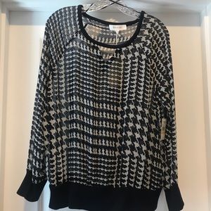 Two by Vince Camuto Sheer Blouse